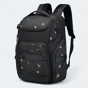 OZUKO Business Waterproof Laptop And Travelling Backpack - Black 9799