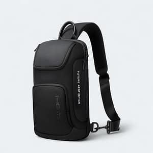 BANGE 7565 Waterproof Oxford Crossbody Bag Black