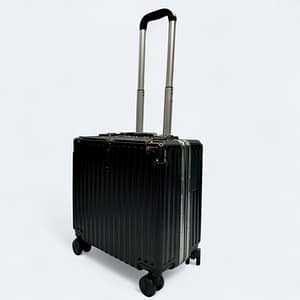 Premium 18" Cabin Dual Lock Luggage Color Black 317