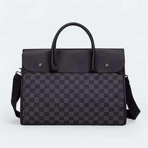 TFL 5896 Black Artificial Leather Executive Bag