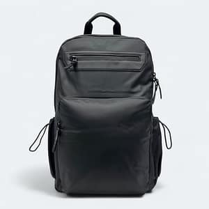Multiple Features Waterproof Soft Oxford Fabric Backpack . Model - 1005 Black