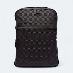 Premium Artificial Leather With Multi Chamber Backpack . Model - 928 Chocolate