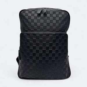 Premium Artificial Leather With Multi Chamber Backpack . Model - 928 Black