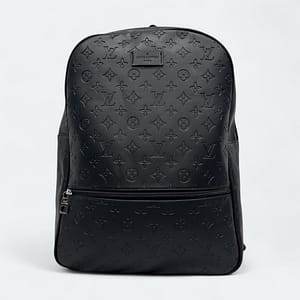 Louis Vuitton Original Pattern Collection Artificial Leather Backpack . Model-LV 41335 Black