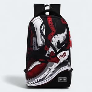 Nylon Fabric Bag For Daily Use Red 047