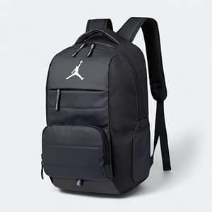 Premium Nylon Fabric Backpack Black 60470