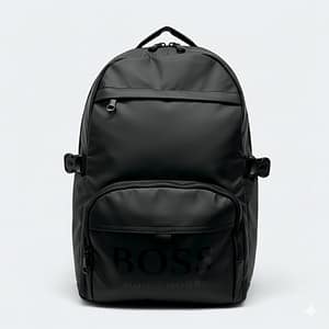 Boss Premium Soft PU Fabric Backpack . Model - 1550