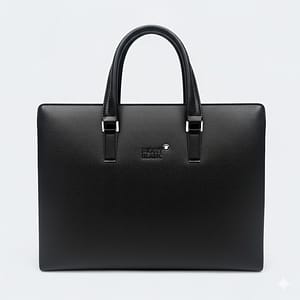 Mont Blanc Formal Executive Bag Perfect For Business Meeting M601 Black