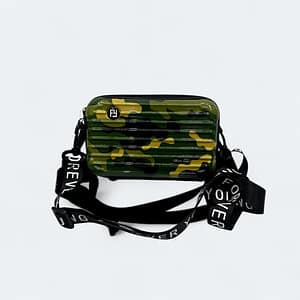 Camouflage Hard Shell Hand Pouch – Anti-Scratch Travel Case Green