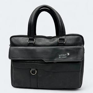 Mont Blanc Formal Style Office Executive Bag MB 8301 Black
