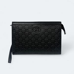 Classic Gucci Logo Embossed Hand Bag 8150-11 Black