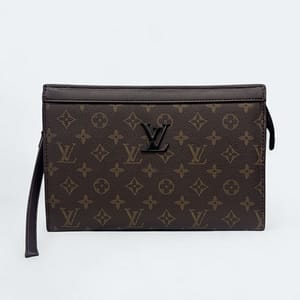 LV Monogram Artificial Leather Hand Bag 8150-16 Brawn