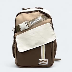 Imported Lightweight School Backpack 105 Brown