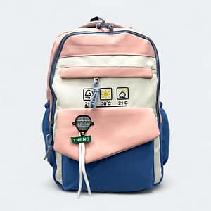 Polyester Fabric Lightweight Imported School Bag 106 Pink