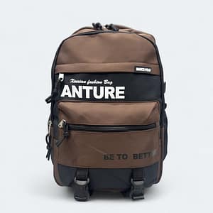 Kids School Backpack With Laptop Chamber SCB 103 Chocolate